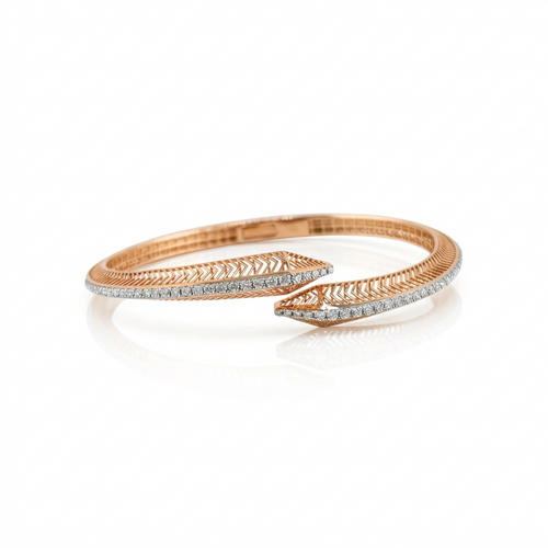 Браслет с бриллиантами из золота 585 пробы