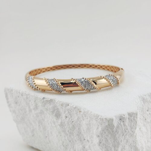 Браслет с бриллиантами из золота 585 пробы