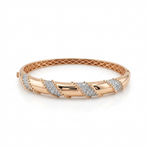 Браслет с бриллиантами из золота 585 пробы