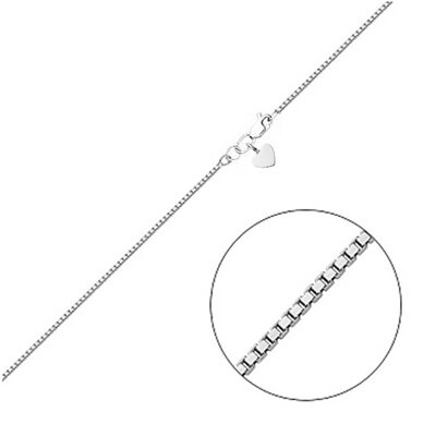 Цепь плетения "Венецианское" из серебра 925 пробы