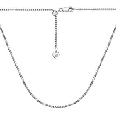 Цепь плетения "Бисмарк" из серебра 925 пробы