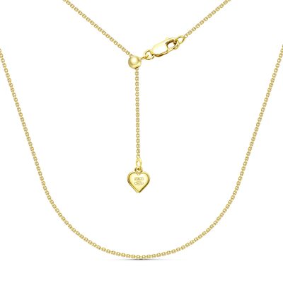 Цепь плетения "Якорное" из серебра 925 пробы с позолотой