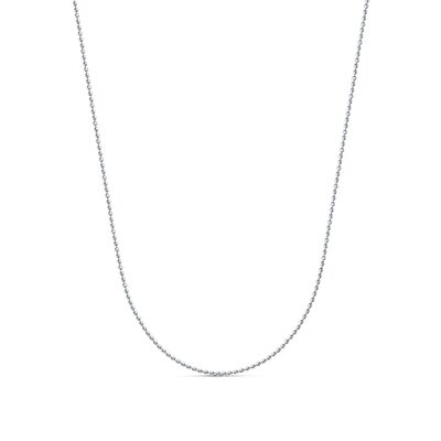 Цепь плетения "Перлина" из серебра 925 пробы