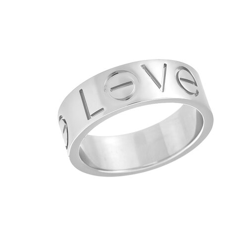 Кольцо "Love" из серебра 925 пробы