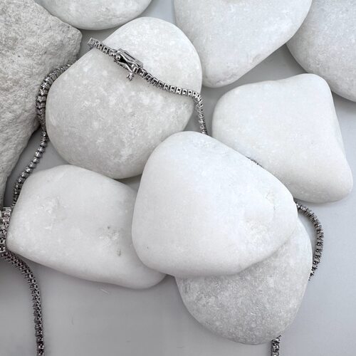 Колье с бриллиантами из золота 585 пробы