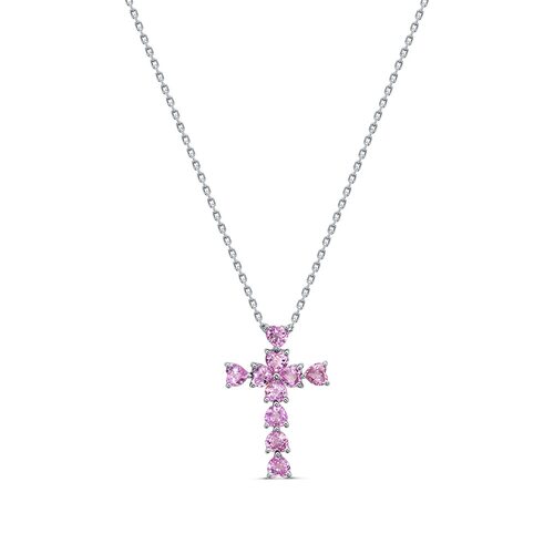 Колье с сапфирами из золота 585 пробы