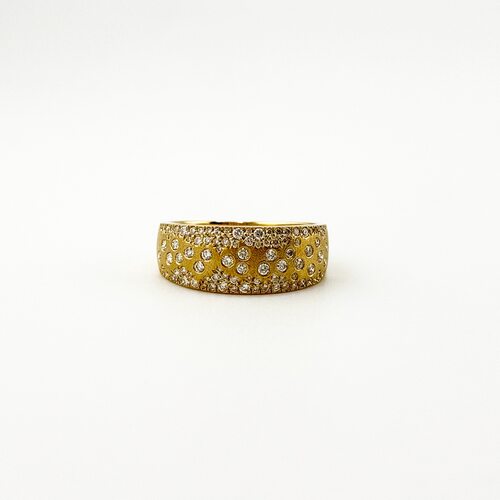 Кольцо с бриллиантами из золота 585 пробы