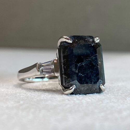 Кольцо с бриллиантами из золота 585 пробы