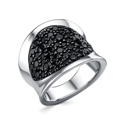 Кольцо со шпинелью из серебра 925 пробы