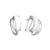 Серьги с агатом из серебра 925 пробы