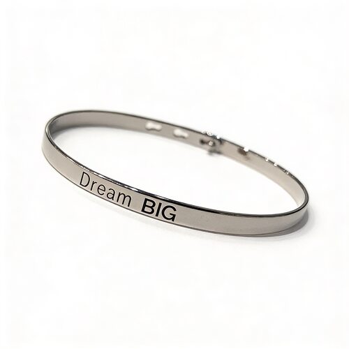 Браслет "Dream BIG" из серебра 925 пробы