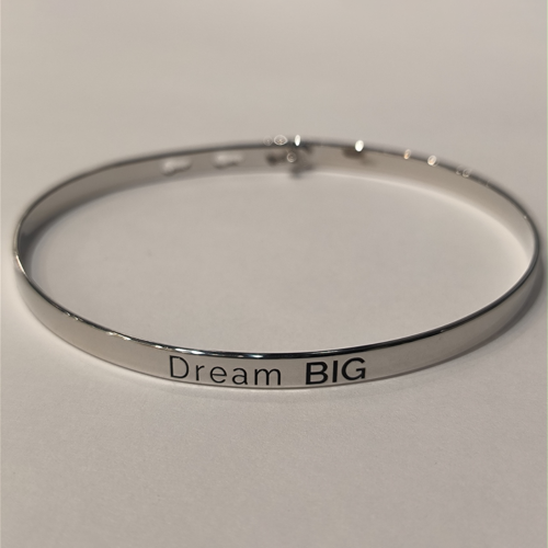 Браслет "Dream BIG" из серебра 925 пробы