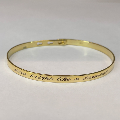 Браслет "Shine bright like a diamond" из серебра 925 пробы