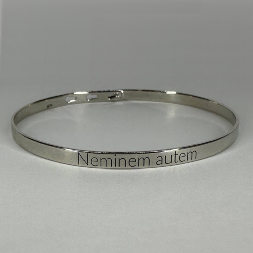 Браслет "Neminem autem" из серебра 925 пробы