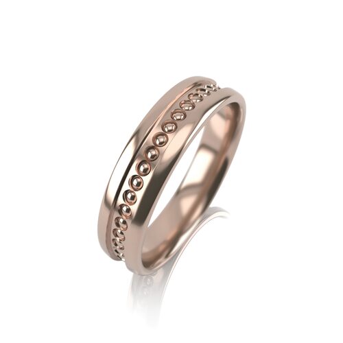 Кольцо обручальное из золота 585 пробы