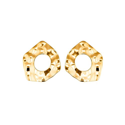 Серьги из серебра 925 пробы с позолотой