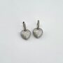 Серьги с фианитами из серебра 925 пробы