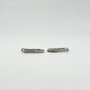 Серьги с фианитами из серебра 925 пробы