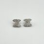 Серьги с фианитами из серебра 925 пробы
