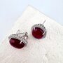 Серьги с агатами из серебра 925 пробы арт. ER1183