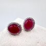 Серьги с агатами из серебра 925 пробы арт. ER1183