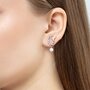 Серьги с жемчугом из серебра 925 пробы арт. ER526