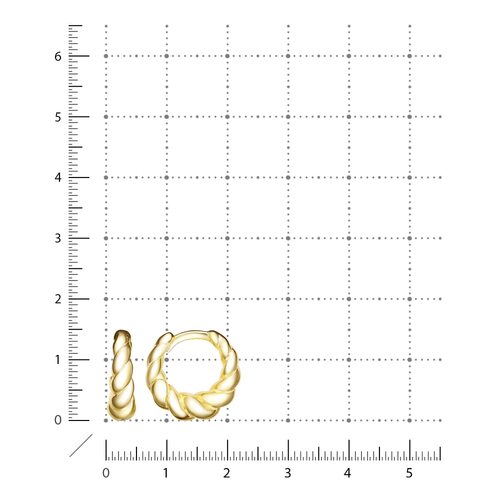 Серьги из серебра 925 пробы с позолотой