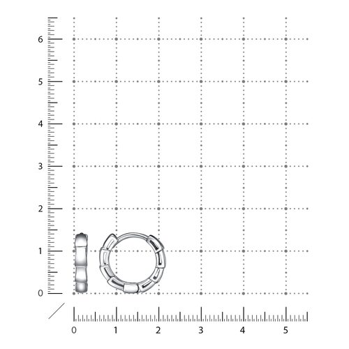 Серьги из серебра 925 пробы