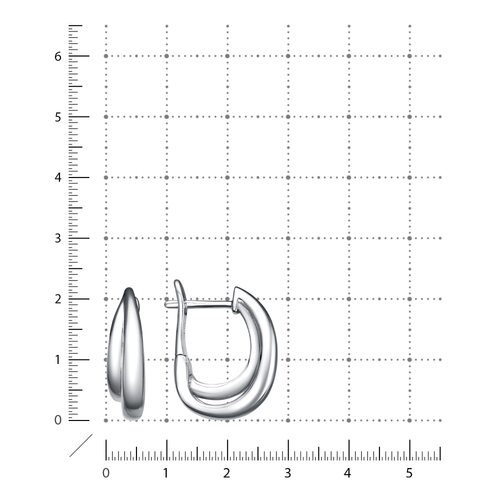 Серьги из серебра 925 пробы