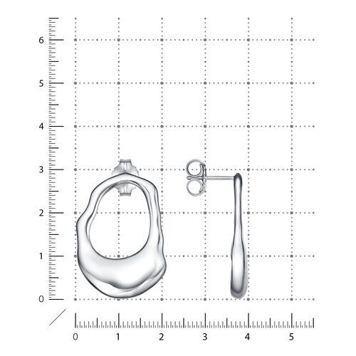 Серьги из серебра 925 пробы
