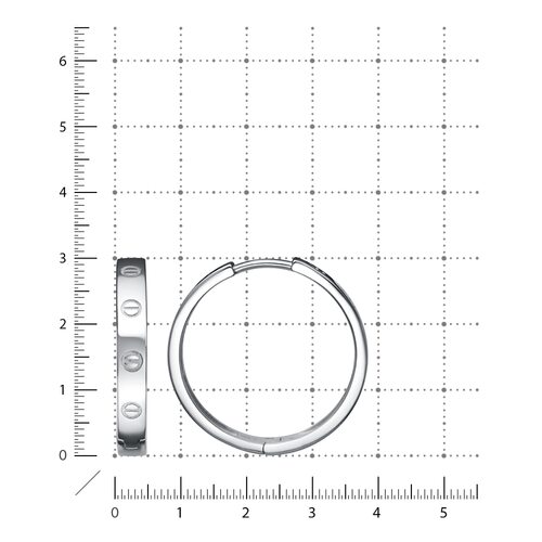 Серьги из серебра 925 пробы