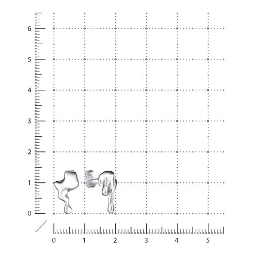 Серьги из серебра 925 пробы