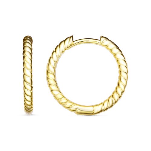 Серьги из серебра 925 пробы с позолотой
