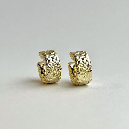 Серьги из серебра 925 пробы с позолотой