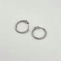 Серьги с фианитами из серебра 925 пробы