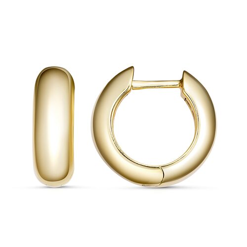 Серьги из серебра 925 пробы с позолотой