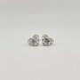 Серьги "Сердца" из серебра 925 пробы арт. ER953