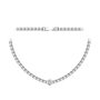 Колье с фианитами из серебра 925 пробы арт. HPB3434-N1_KL_WG