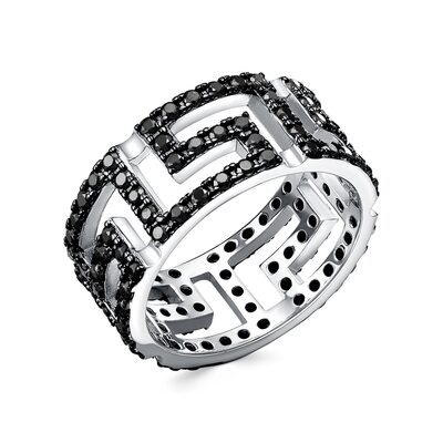 Кольцо со шпинелью из серебра 925 пробы