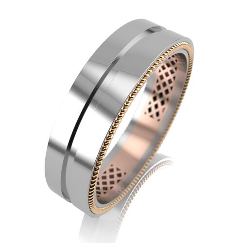 Кольцо обручальное из золота 585 пробы