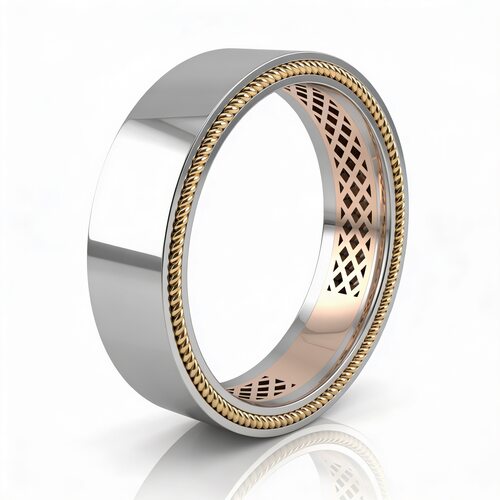 Кольцо обручальное из золота 585 пробы