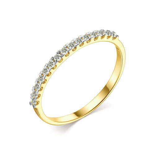 Кольцо с бриллиантами из золота 585 пробы