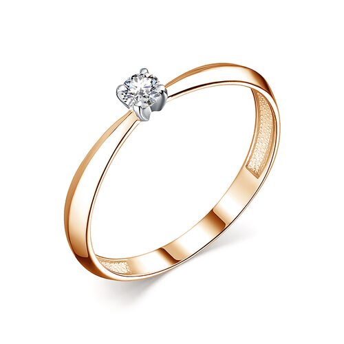 Кольцо с бриллиантом из золота 585 пробы