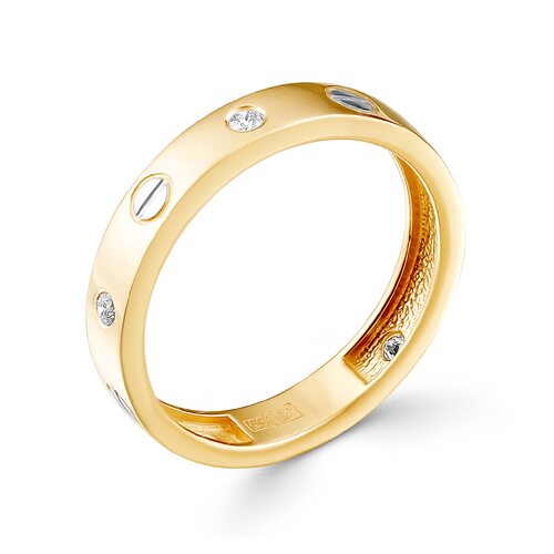 Кольцо с бриллиантами из золота 585 пробы