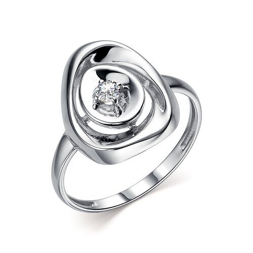 Кольцо с бриллиантом из золота 585 пробы