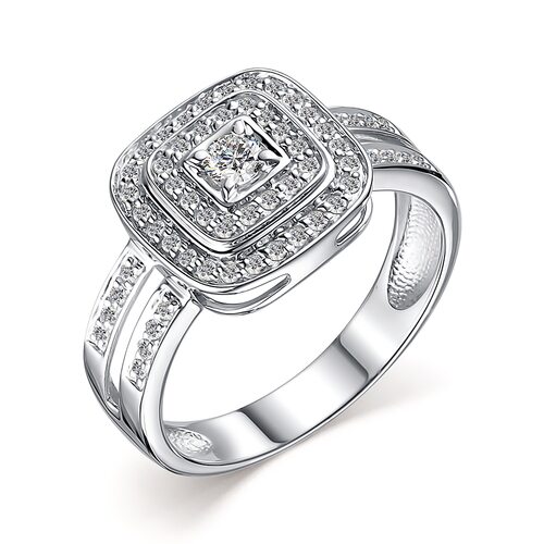 Кольцо с бриллиантами из золота 585 пробы