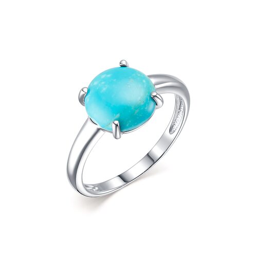 Кольцо с бирюзой из серебра 925 пробы