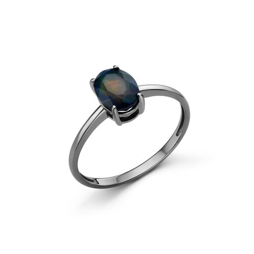 Кольцо с опалом из серебра 925 пробы