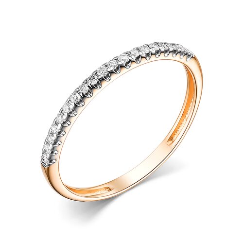 Кольцо с бриллиантами из золота 585 пробы