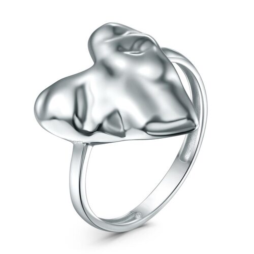 Кольцо "Сердце" из серебра 925 пробы